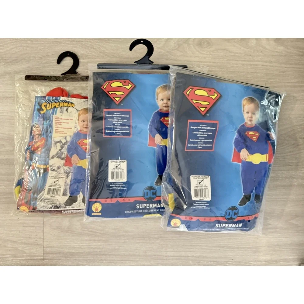 Rubies Toddler Enfant SUPERMAN Halloween Costume Size 2-4T years 2-4